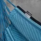 Preview: La Siesta Udine Organic Blue Zebra hanging chair with frame UDU18-Z3