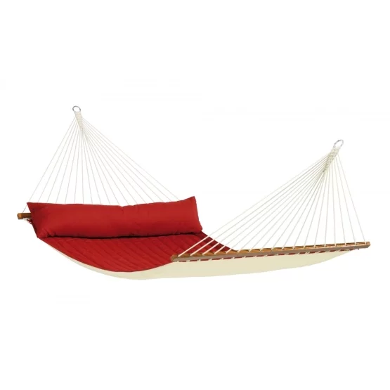 La Siesta Kingsize hammock with spreader bars Red Pepper NQR14-21